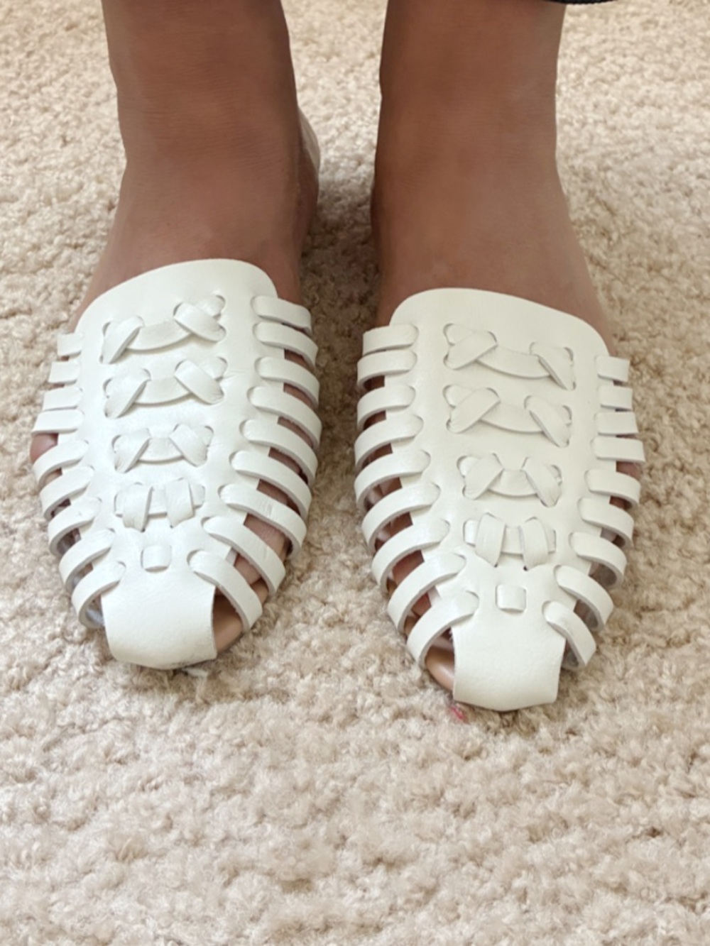 Cute Woven Huarache Mule/Slide